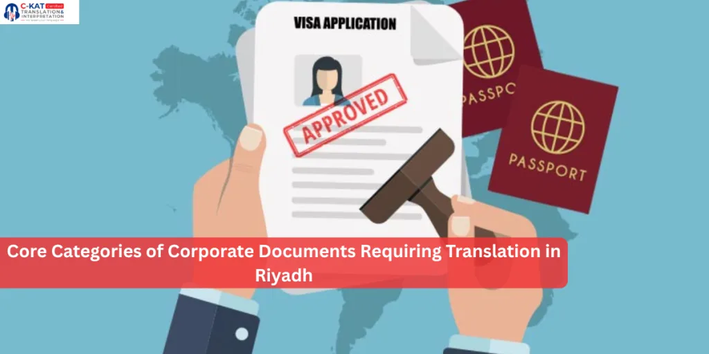 Core Categories of Corporate Documents Requiring Translation in Riyadh