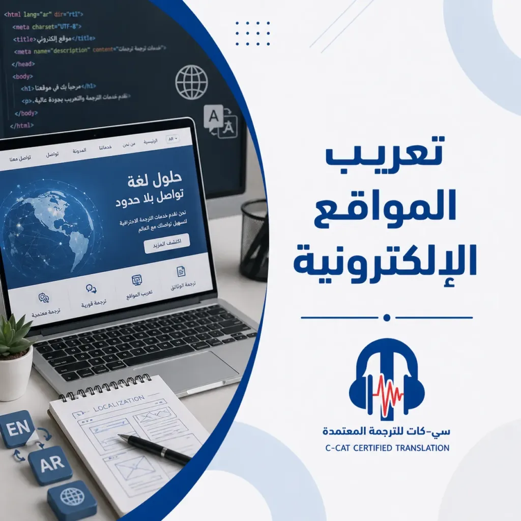 تعريب المواقع الإلكترونية | خدمة احترافية لتعريب المواقع مع سي-كات