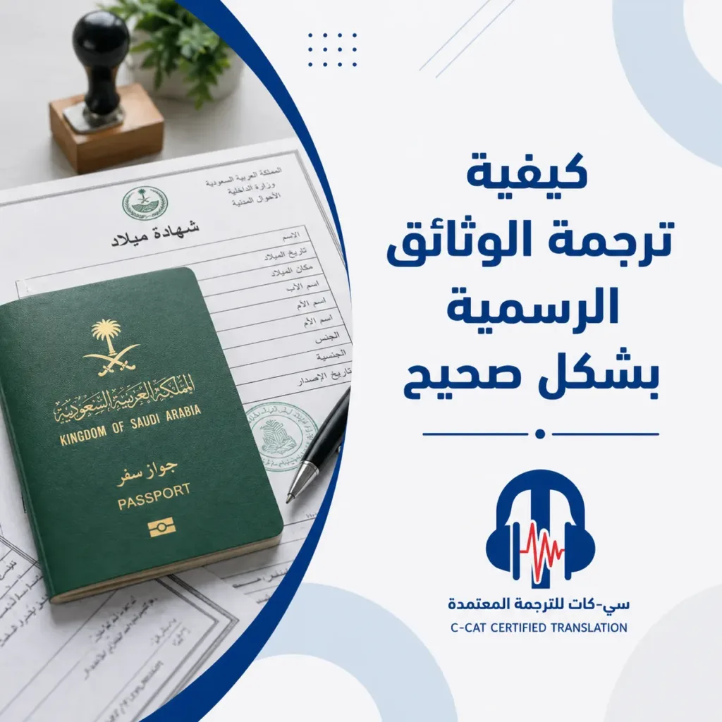 كيفية ترجمة الوثائق الرسمية بشكل صحيح | دليل شامل من سي-كات