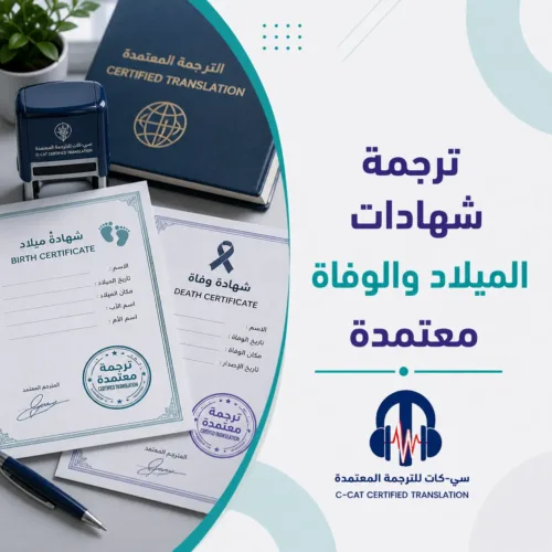 المقالات 116 ترجمة شهادات الميلاد والوفاة معتمدة | سي-كات للترجمة